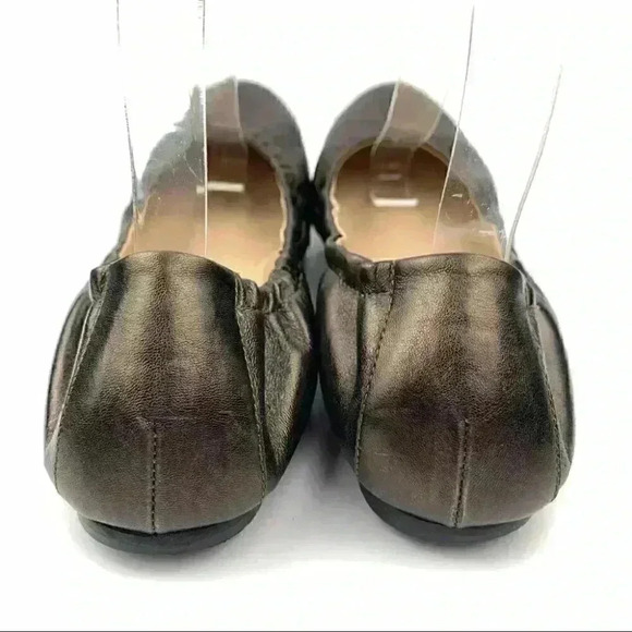 M. Gemi flats size 39.5 9.5 bronze leather ballet - Picture 3 of 11